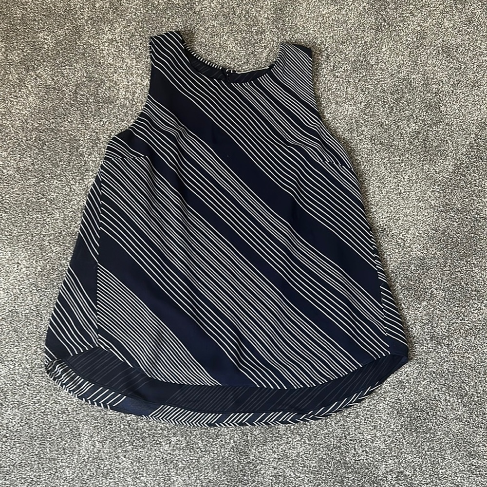 Diagonal Striped Blouse